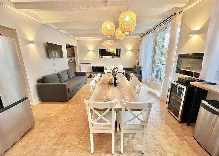 Parisnicostay - Cosy 4 Bedrooms Flat Seine River Апартаменты Париж